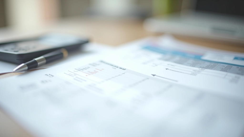 Daňové formuláře a papíry seřazené na stole s pero